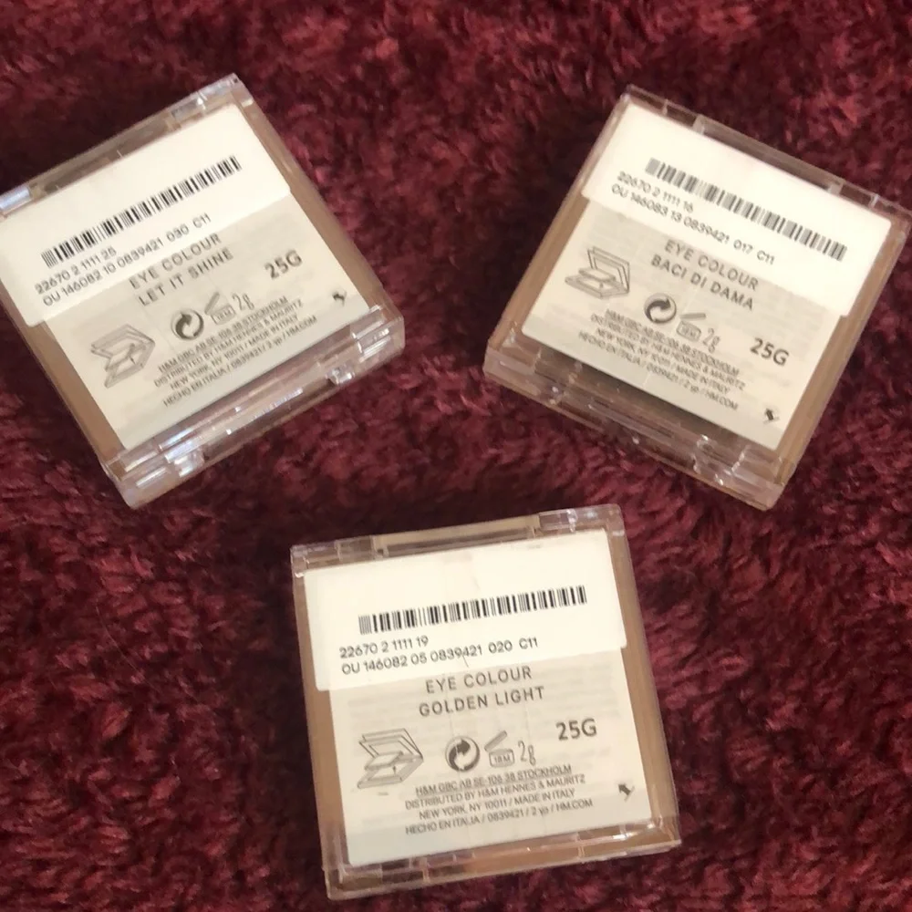H&M Eyeshadow Singles (9 Shades - Magnetic Pans)